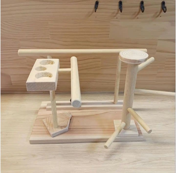 T56　止まり木　パーチ　門型　中型のインコちゃん用　スタンド