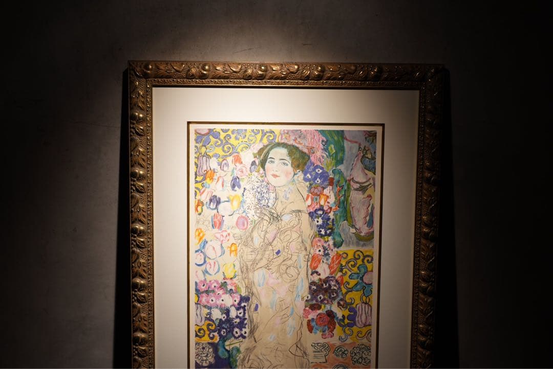 クリムト【リアムンクの肖像III】lithograph直筆サイン