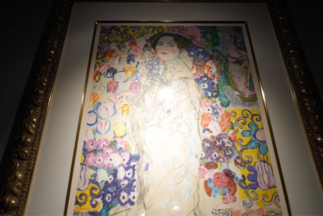 クリムト【リアムンクの肖像III】lithograph直筆サイン