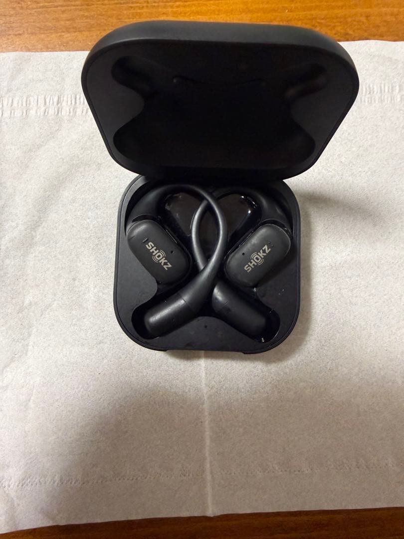SHOKZ OPENFIT 骨伝導イヤホン ブラック