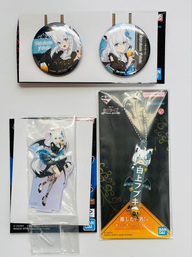 一番くじ ホロライブ 白上フブキ賞 フィギュア 他 白上フブキ 4点セット
