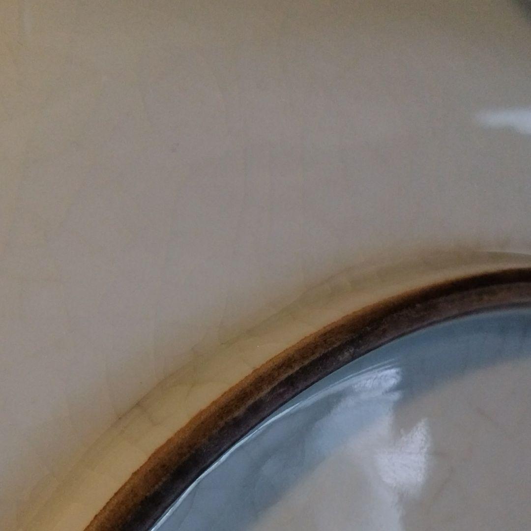 九谷焼　皿　直径約30㎝　角福　共箱