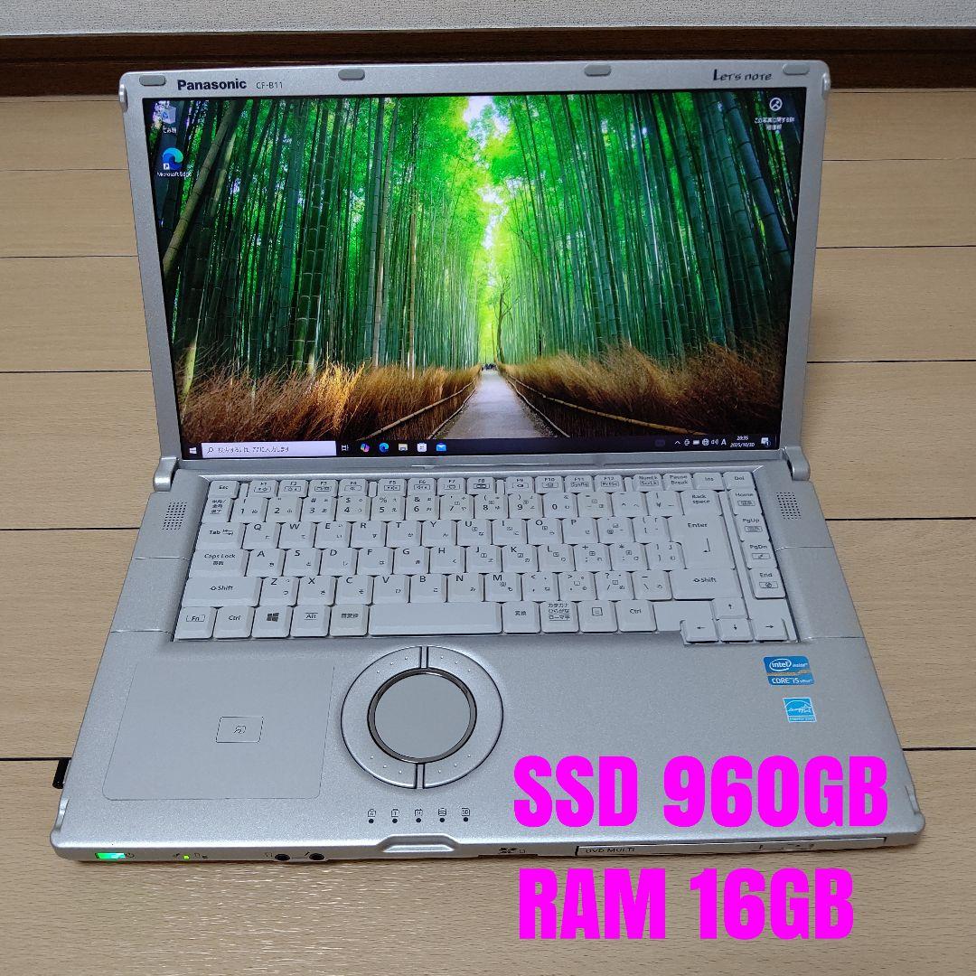 Panasonic SSD960GB RAM16GB 15.6フルHD