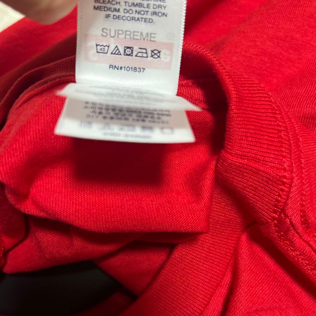 新品Supreme Split Tee Red