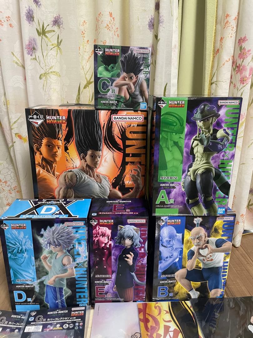 新品　ラストワン含　一番くじ　ハンターハンター　 上位賞フィギュア　コンプセット