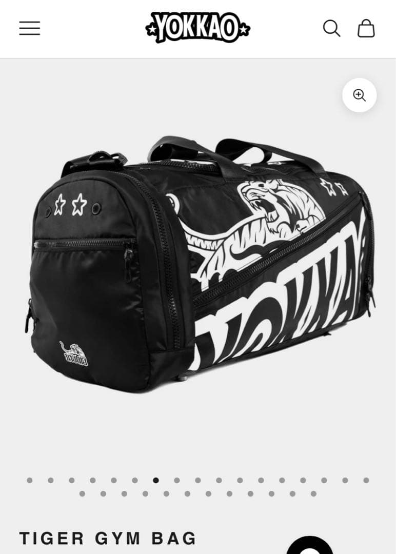 ボクシング YOKKAO TIGER GYM BAG windy fairtex twins