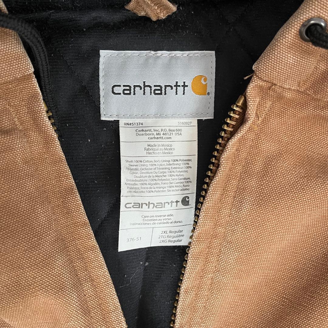 【2XL】メキシコ製 Carhartt アクティブジャケット カーハート