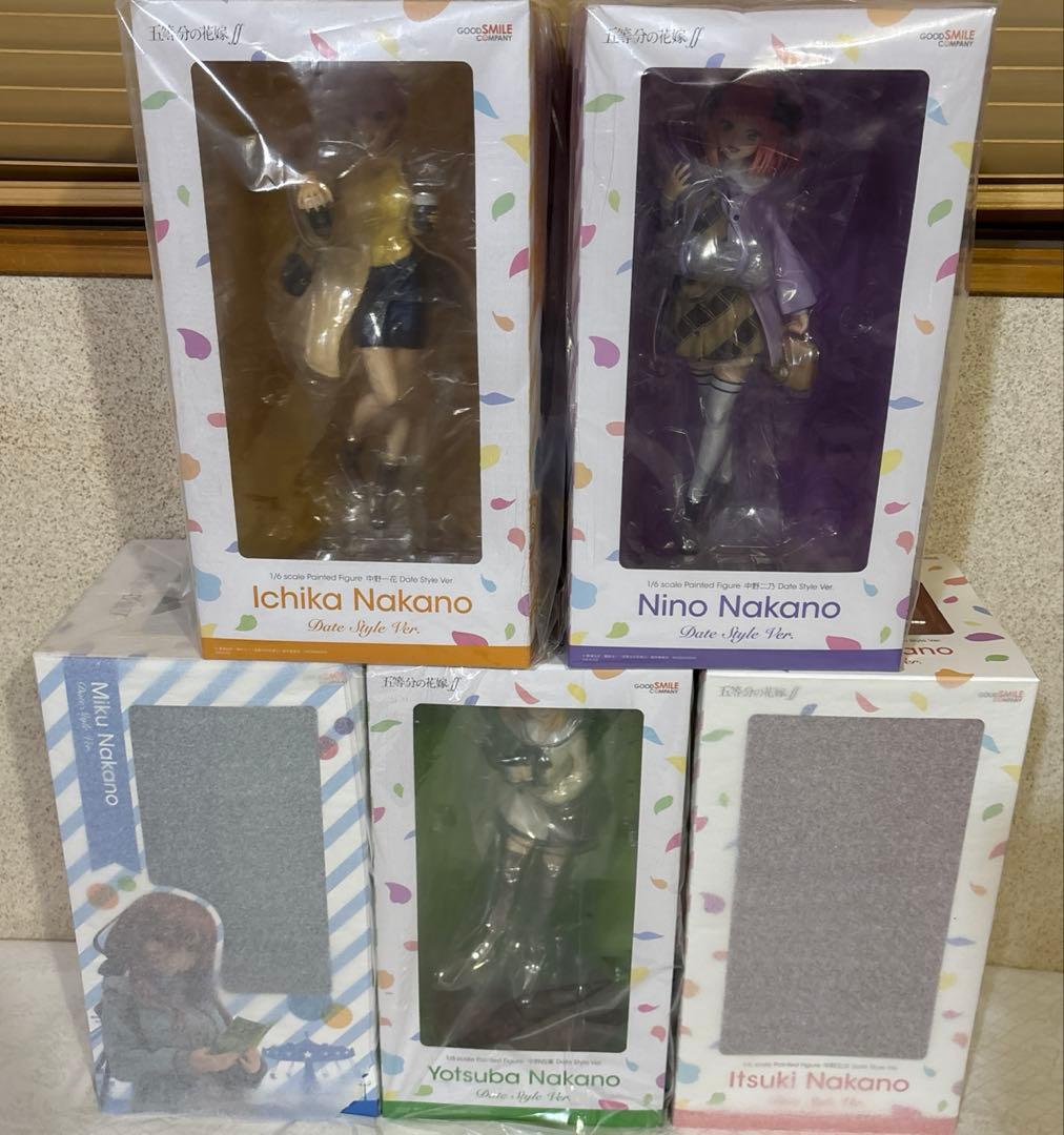 最終価格　五等分の花嫁∬ Date Style Ver.フィギュア5人フルセット