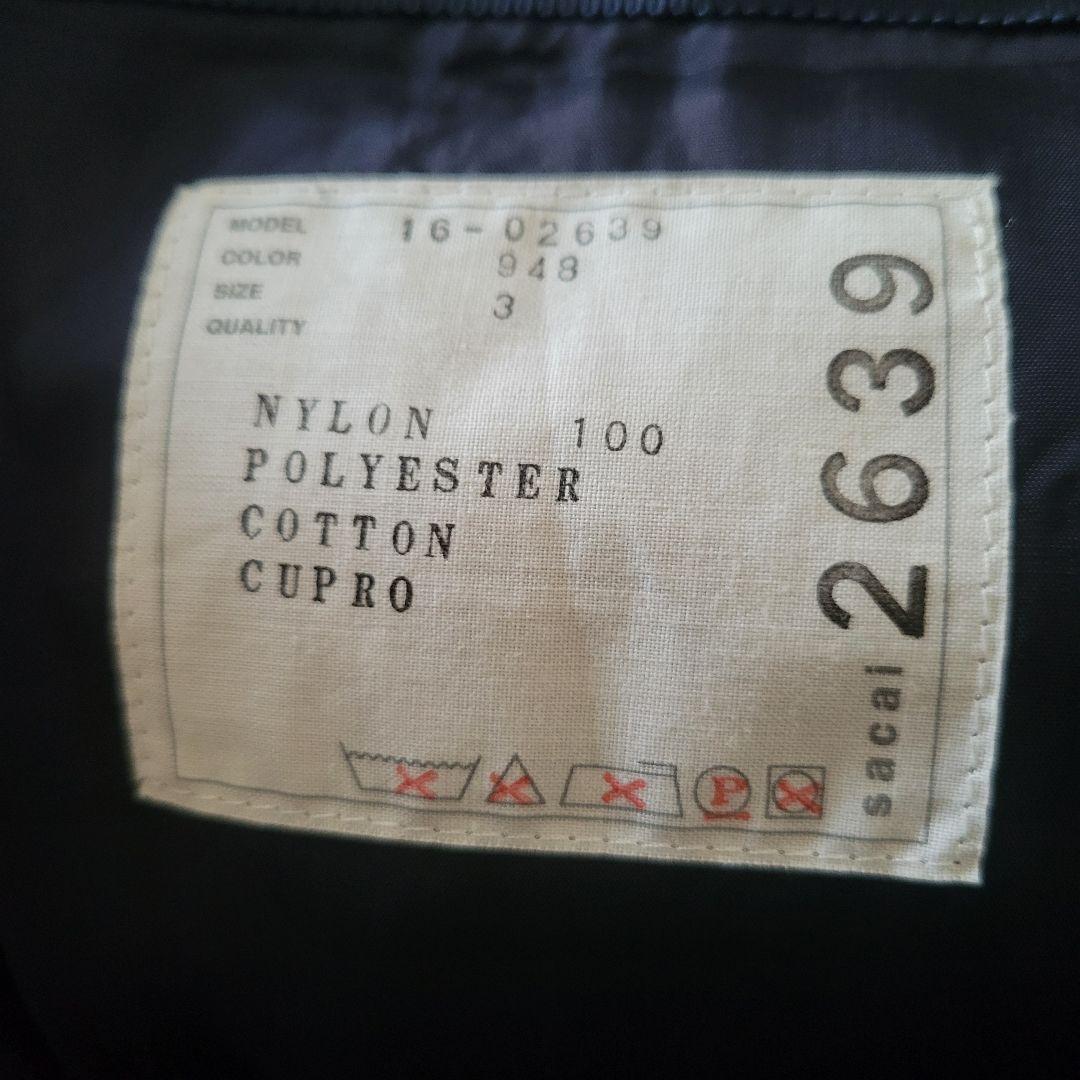 sacaiのイレギュラーヘムのスカート