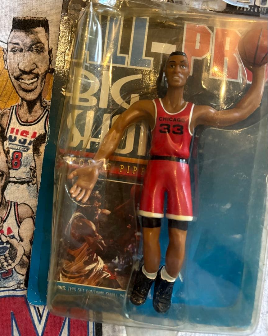 希少　USA DREAM Team フィギュア3体とTシャツセット