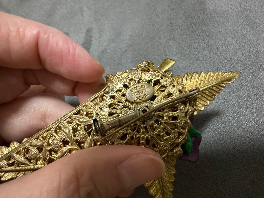 Stanley Hagler スタンレー・ハグラー ヴィンテージブローチ✨