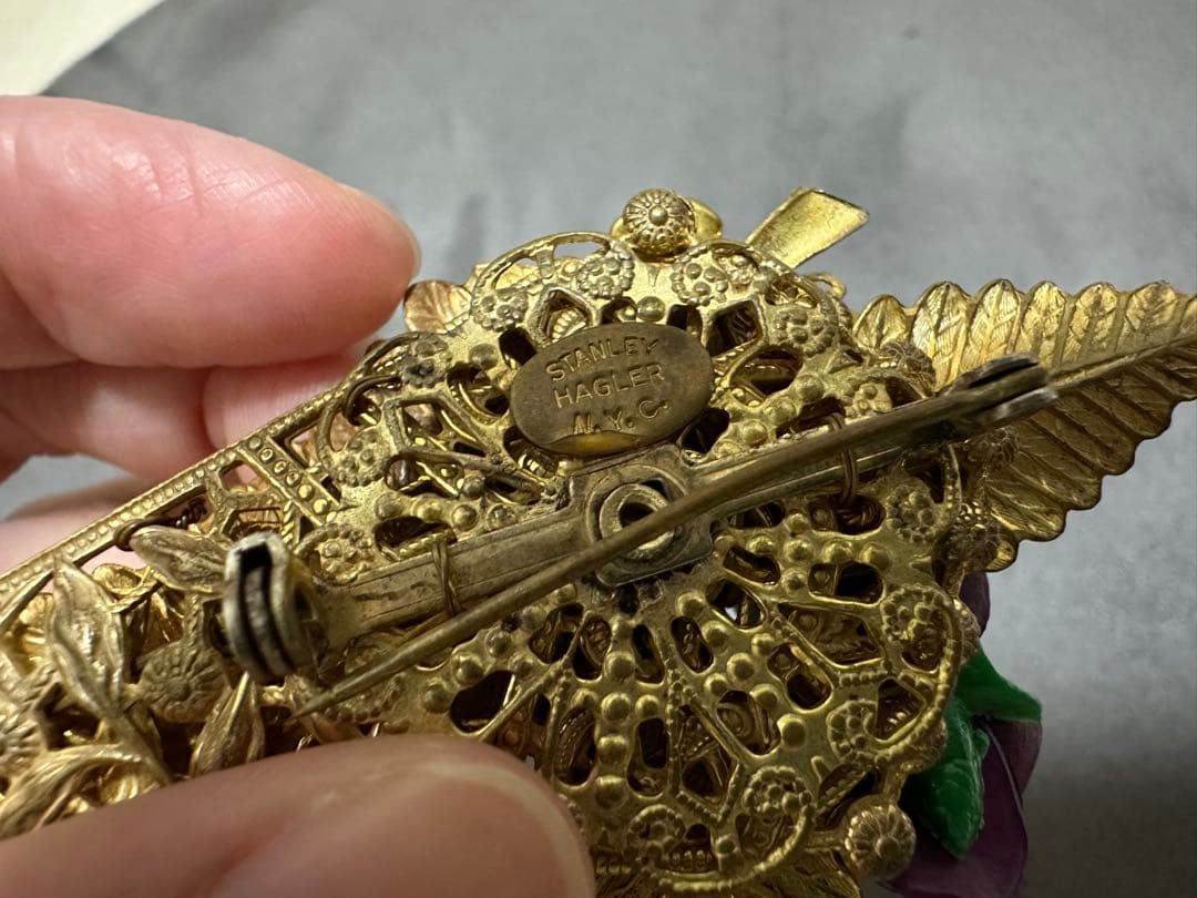 Stanley Hagler スタンレー・ハグラー ヴィンテージブローチ✨