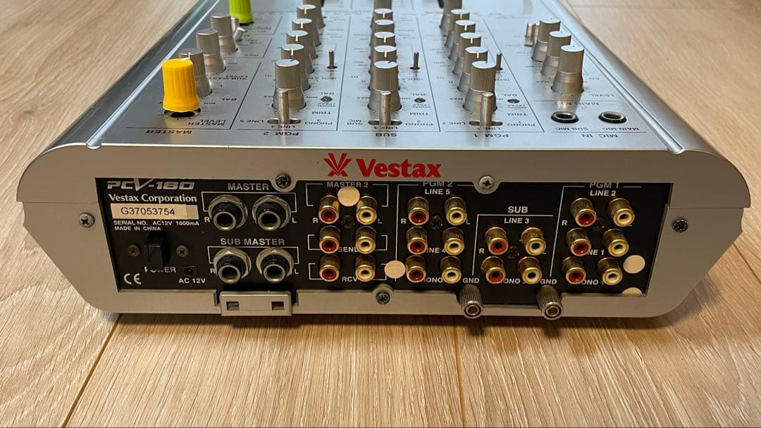 【音出確認済】VESTAX PCV-180 DJミキサー