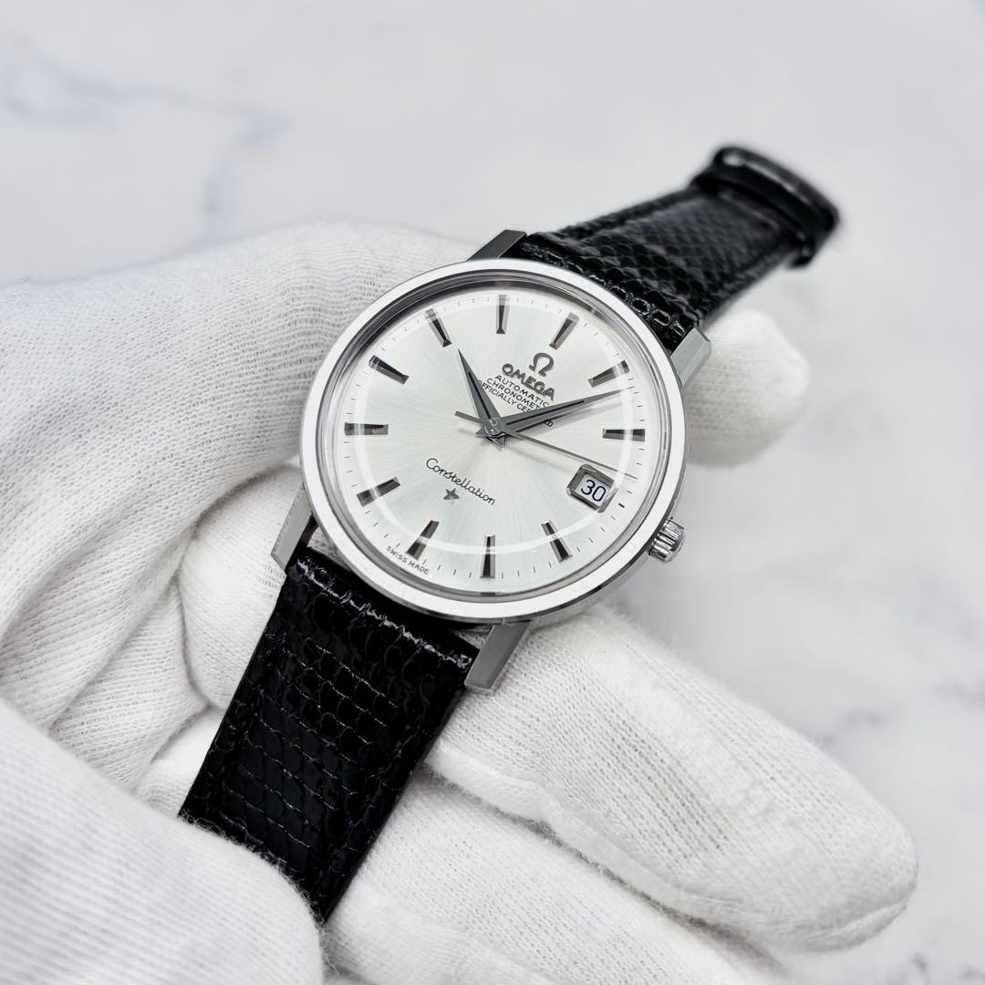 【極美／OH済】オメガ コンステレーション クロノメーター 自動巻き 純正尾錠付