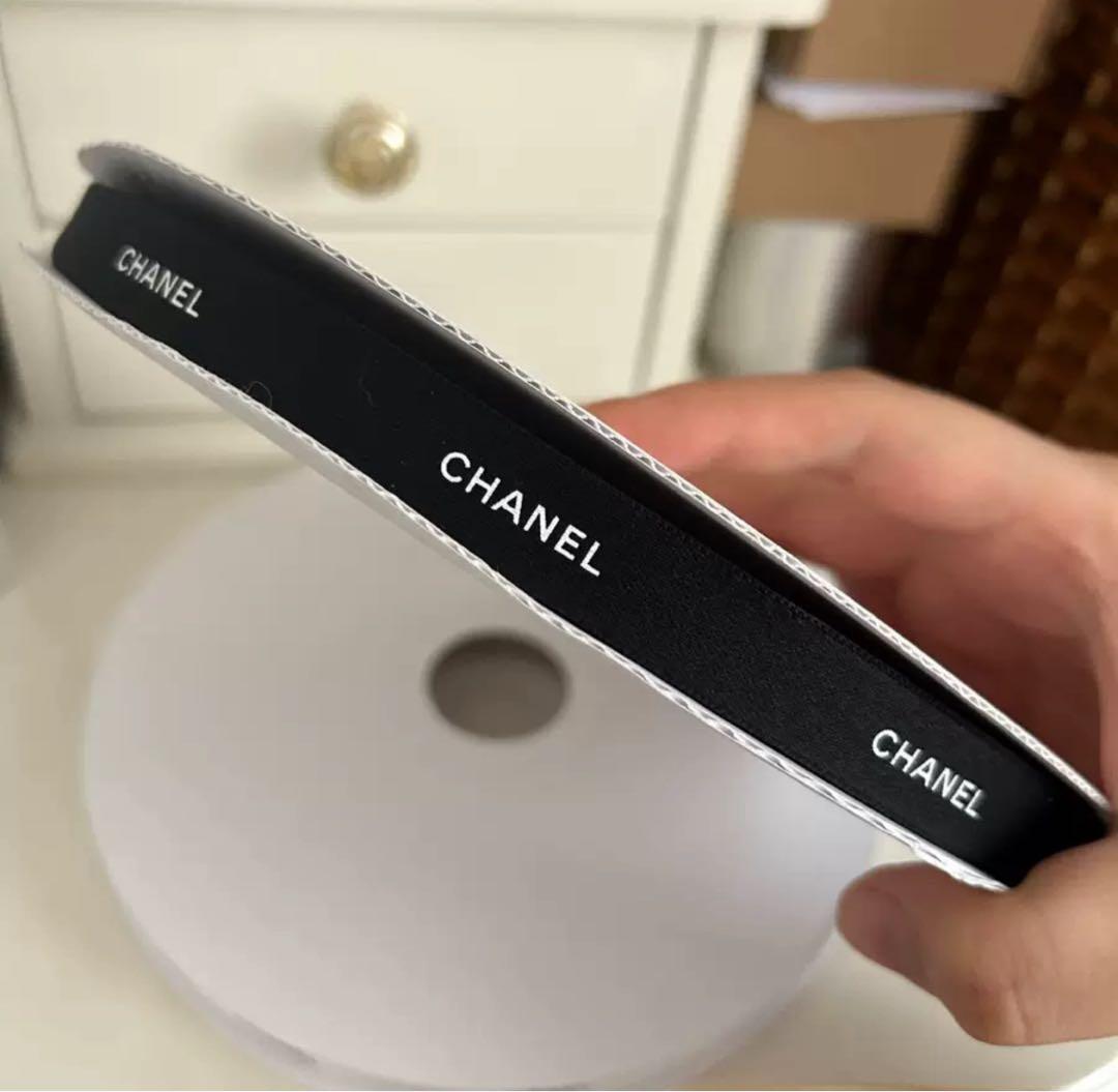 neko　正規品 シャネルリボン　黒✖︎白　幅1.5cm 10ロール