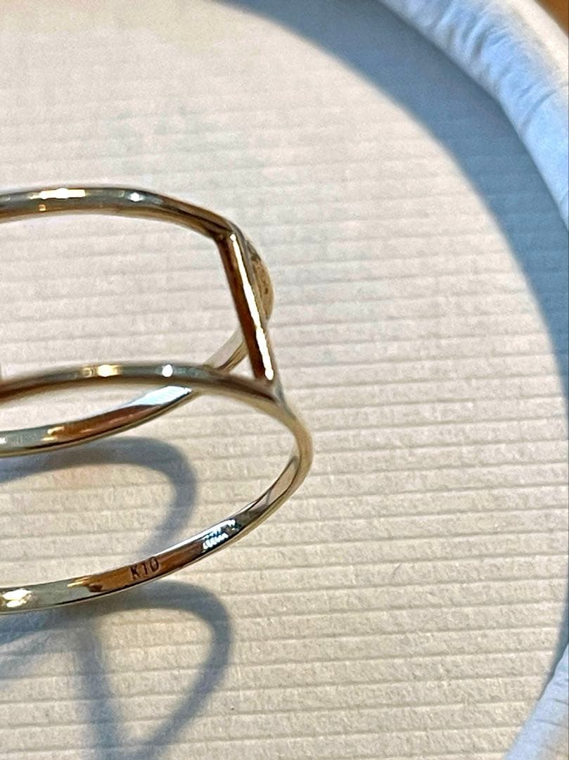 cui-cui k10ダイヤリング　#13 13号　ダイヤモンド　指輪