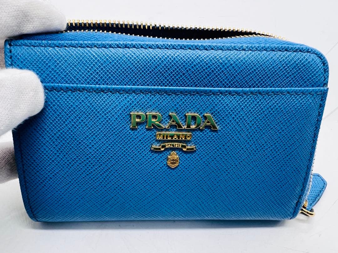 PRADA プラダ キーケース ケース サフィアーノ 1PP122 美品