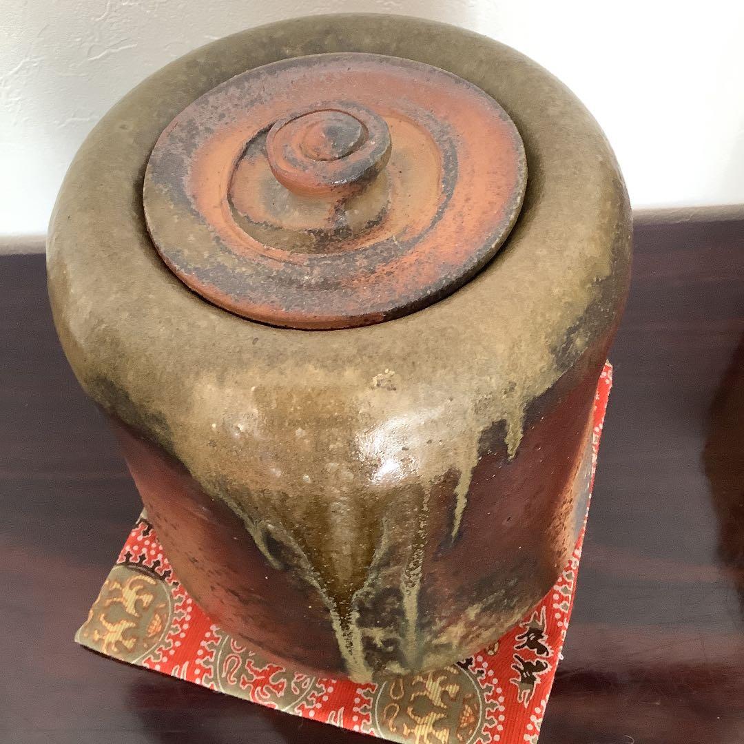 備前　水指　山本雄一　作　茶道具　茶碗　茶室　茶入　茶杓