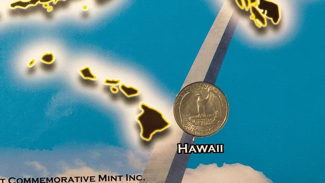 ☆。アメリカ25セントクォーター50州記念アルバム(56枚在中)。