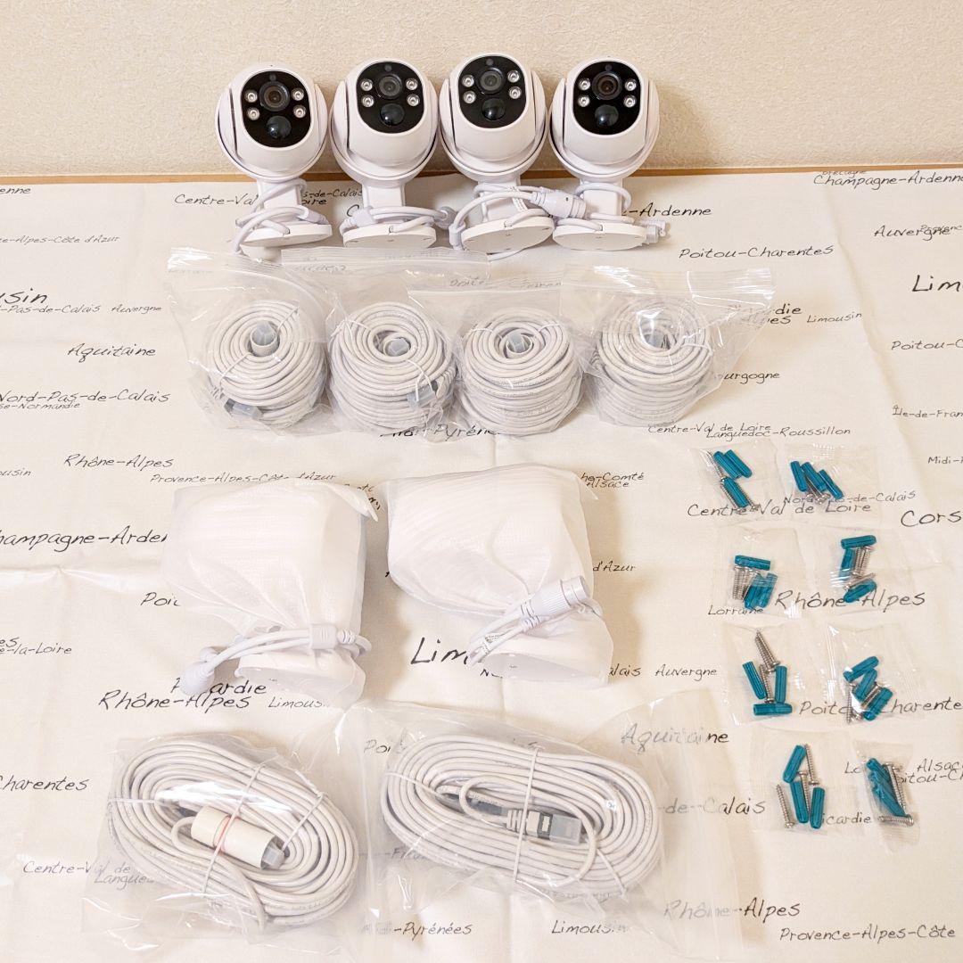 WEILAILIFE　防犯カメラ　PTZ POE 6台セット(3TB HDD)