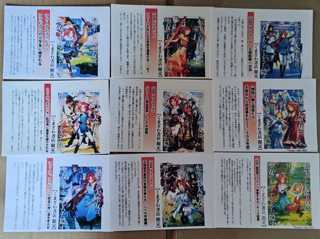 初版帯付　転生した大聖女は、聖女であることをひた隠す　小説　特典多数