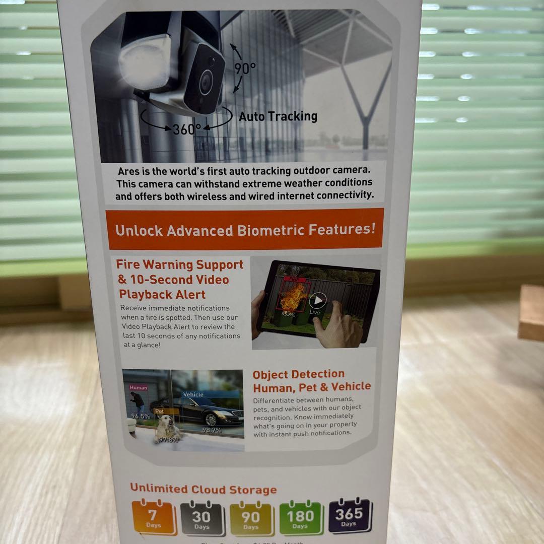 ね*る様 AMARYLLO Ares 生体認証屋外カメラ