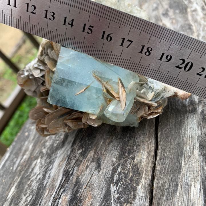 アクアマリン マスコバイト 鉱物 標本 原石