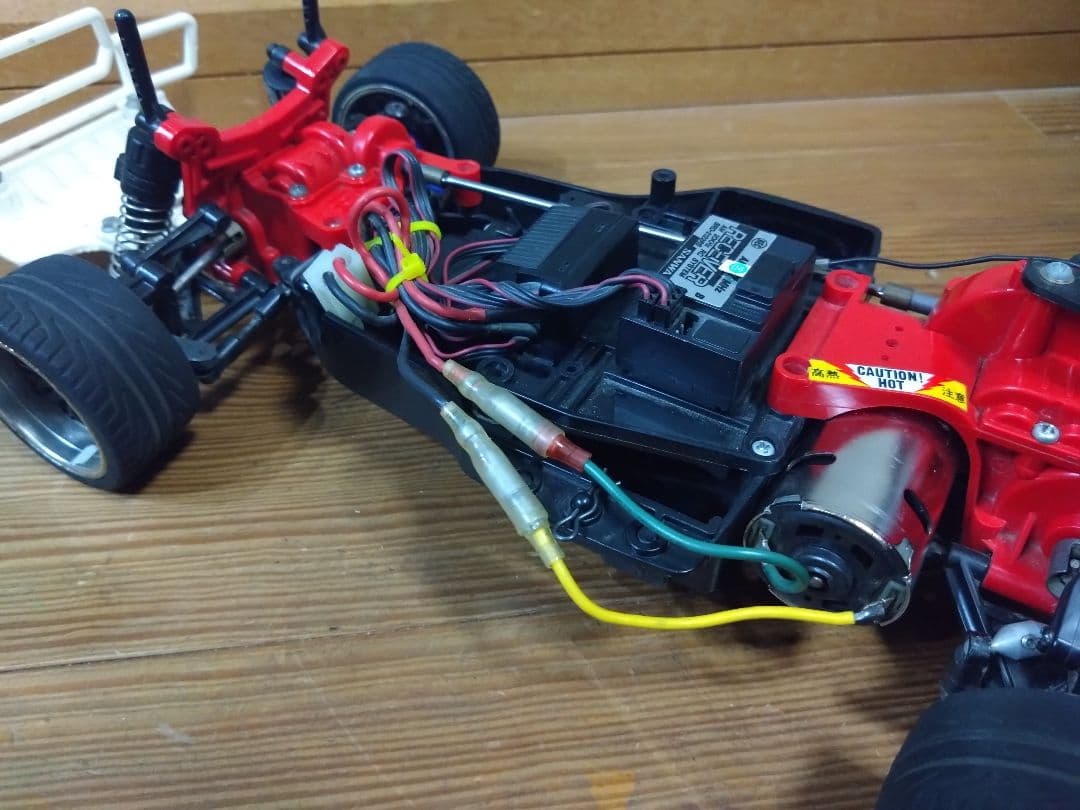 タミヤ　TA02　シャーシ　メカ　プロポ　ラリースキッドガード　セット