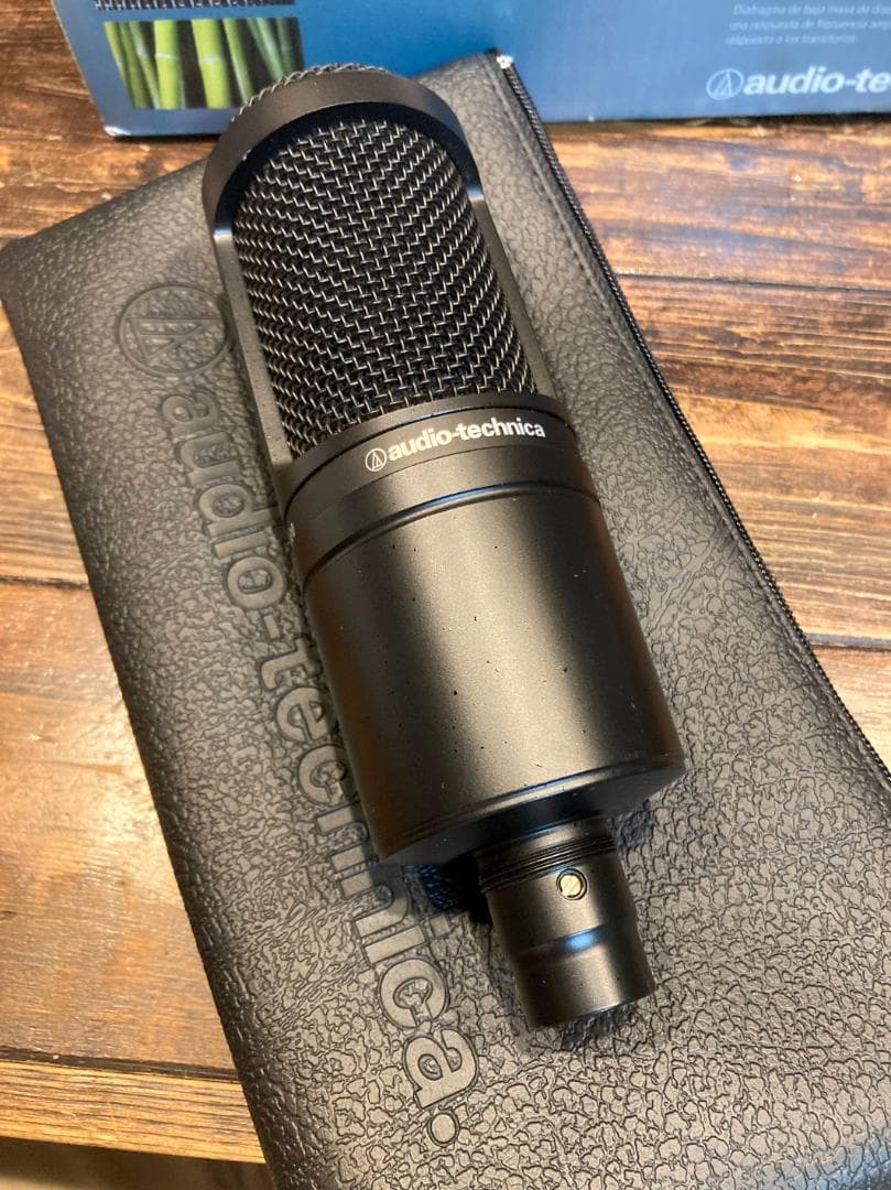 audio-technica AT2020　コンデンサマイク　美品