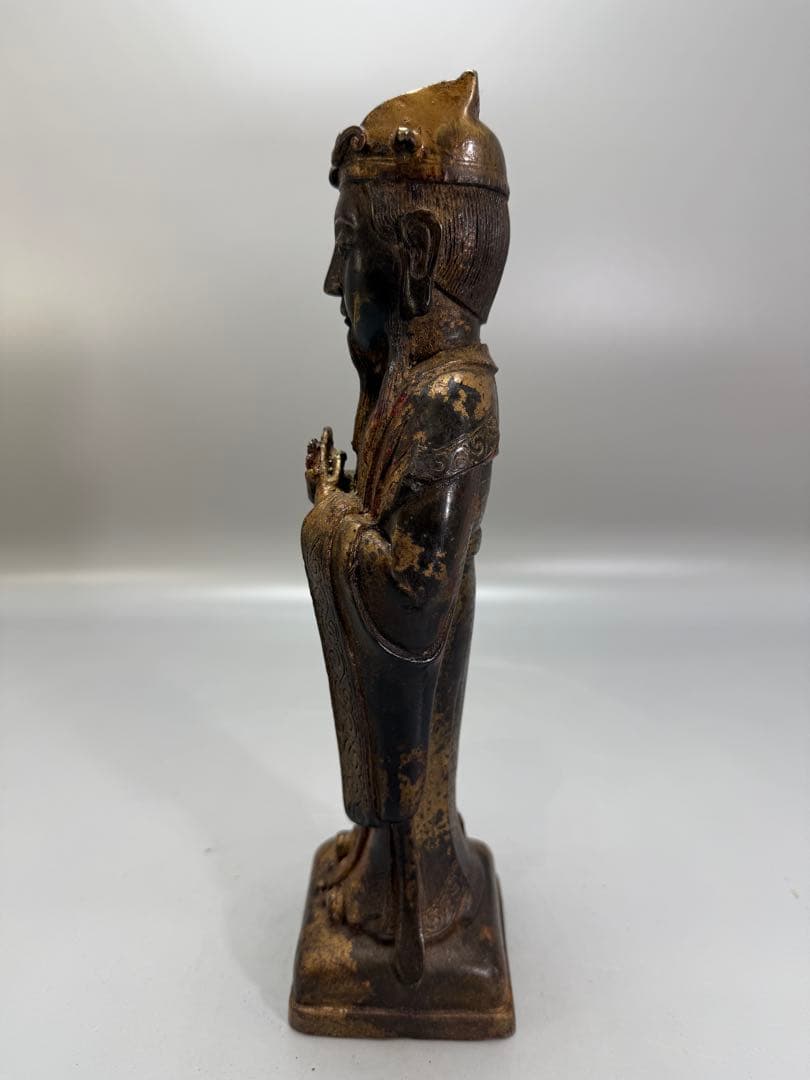 中国 古銅 人物 置物 骨董品 古美術