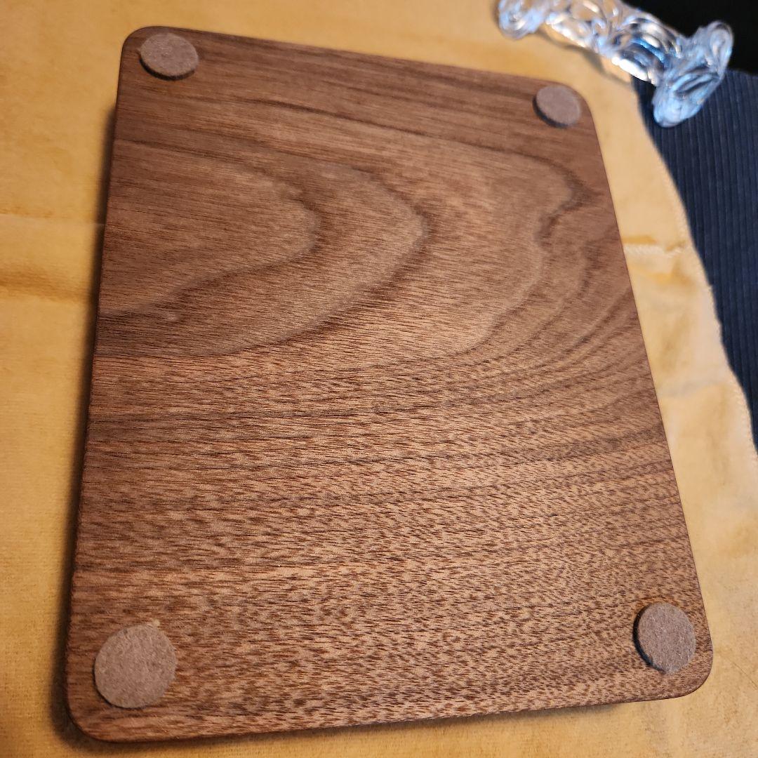 無垢材 木製オセロ/リバーシ 4×4/ウォールナット ボードゲーム