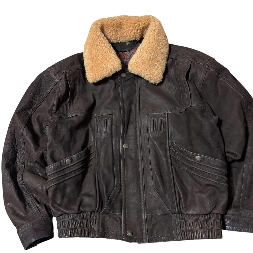 ジャケット・アウター Wind Armor G-1 Leather boa blouson M