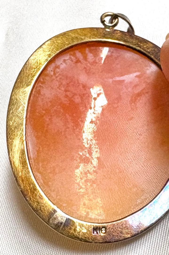 18k SILVER カメオブローチ 3点