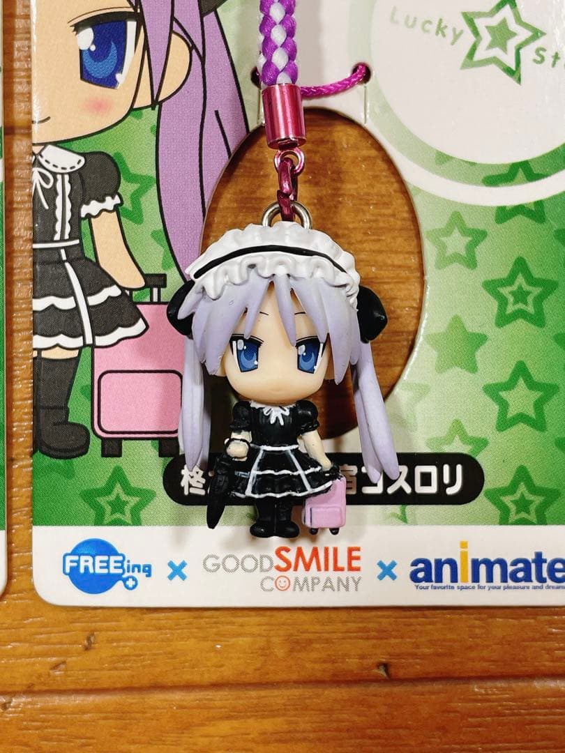 らきすた 泉こなた 柊かがみ コスプレ根付け 根付 ねんどろいど ストラップ