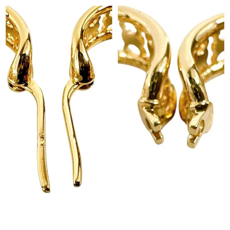 セリーヌ トリオンフ マルチフープ ピアス ゴールドフィニッシュブラス