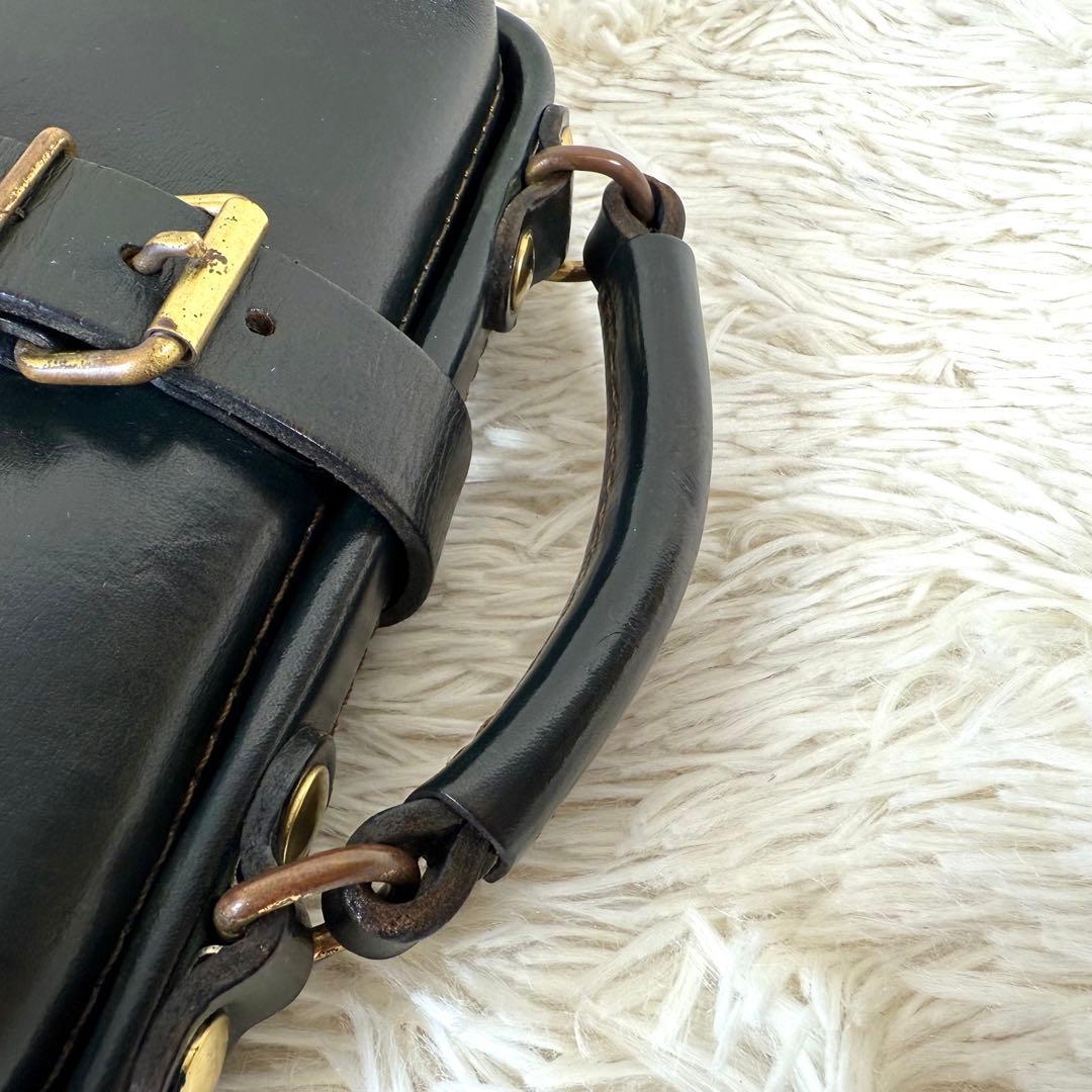 ヘルツ HERZ 2way ミニドクターズバッグ クロスボディ ダークグリーン