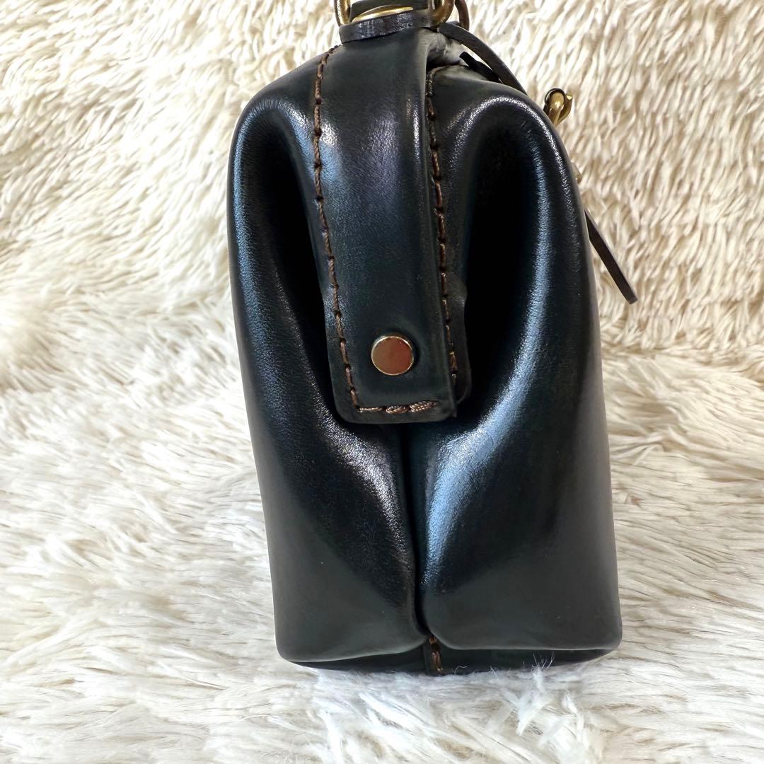 ヘルツ HERZ 2way ミニドクターズバッグ クロスボディ ダークグリーン