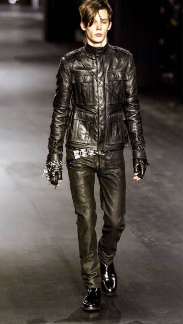 Dior Homme 03AW Luster期 レザーグローブ