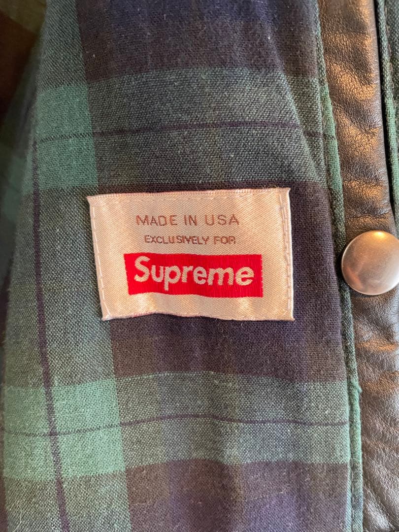 あ　supreme schott ダブル ライダース ジャケット