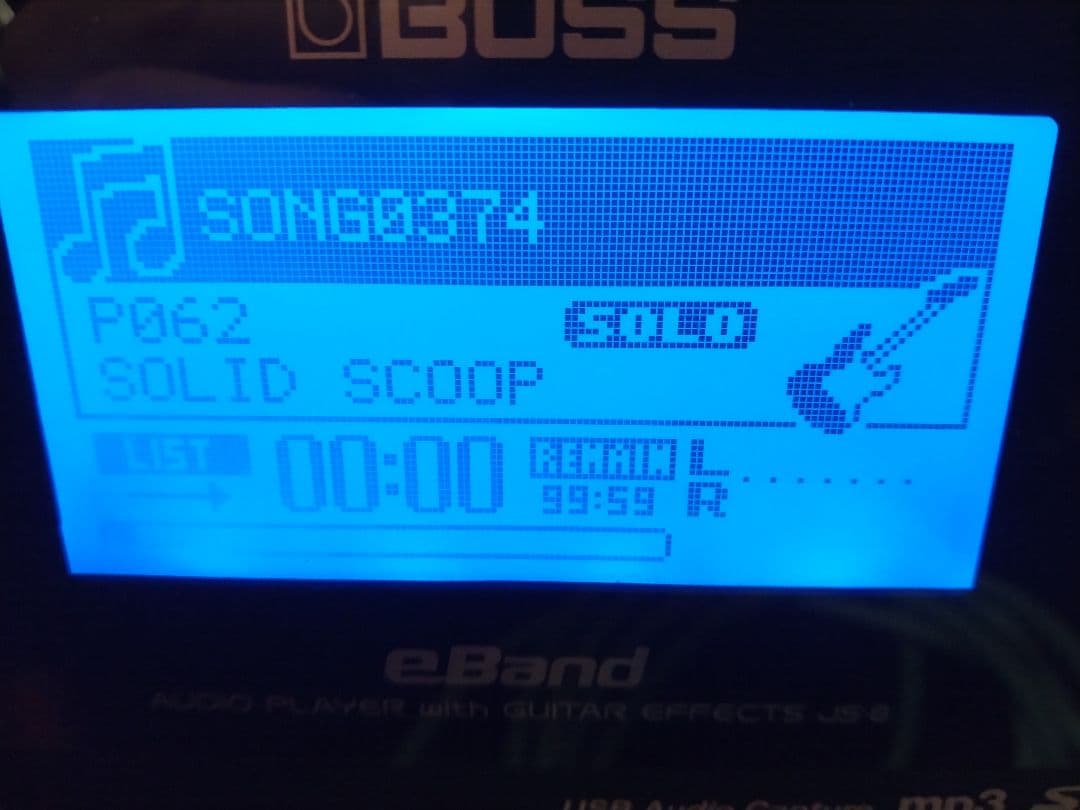 BOSS eBand JS-8 オーディオプレーヤー