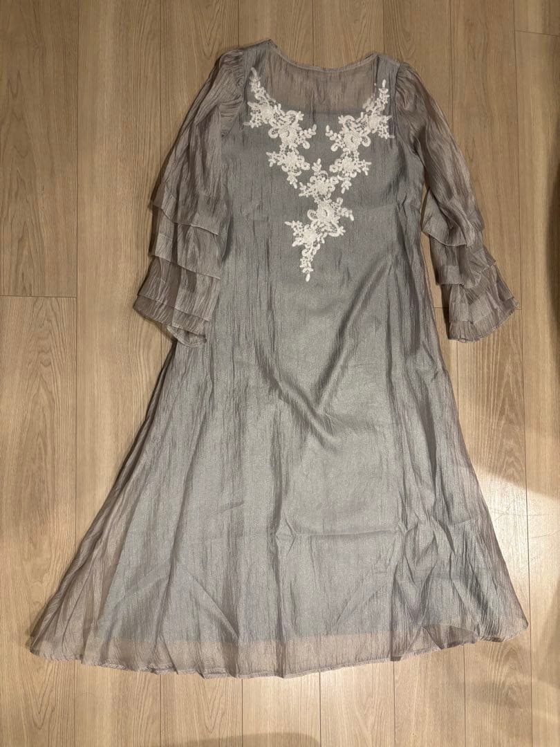 シアーAラインワンピース　niana