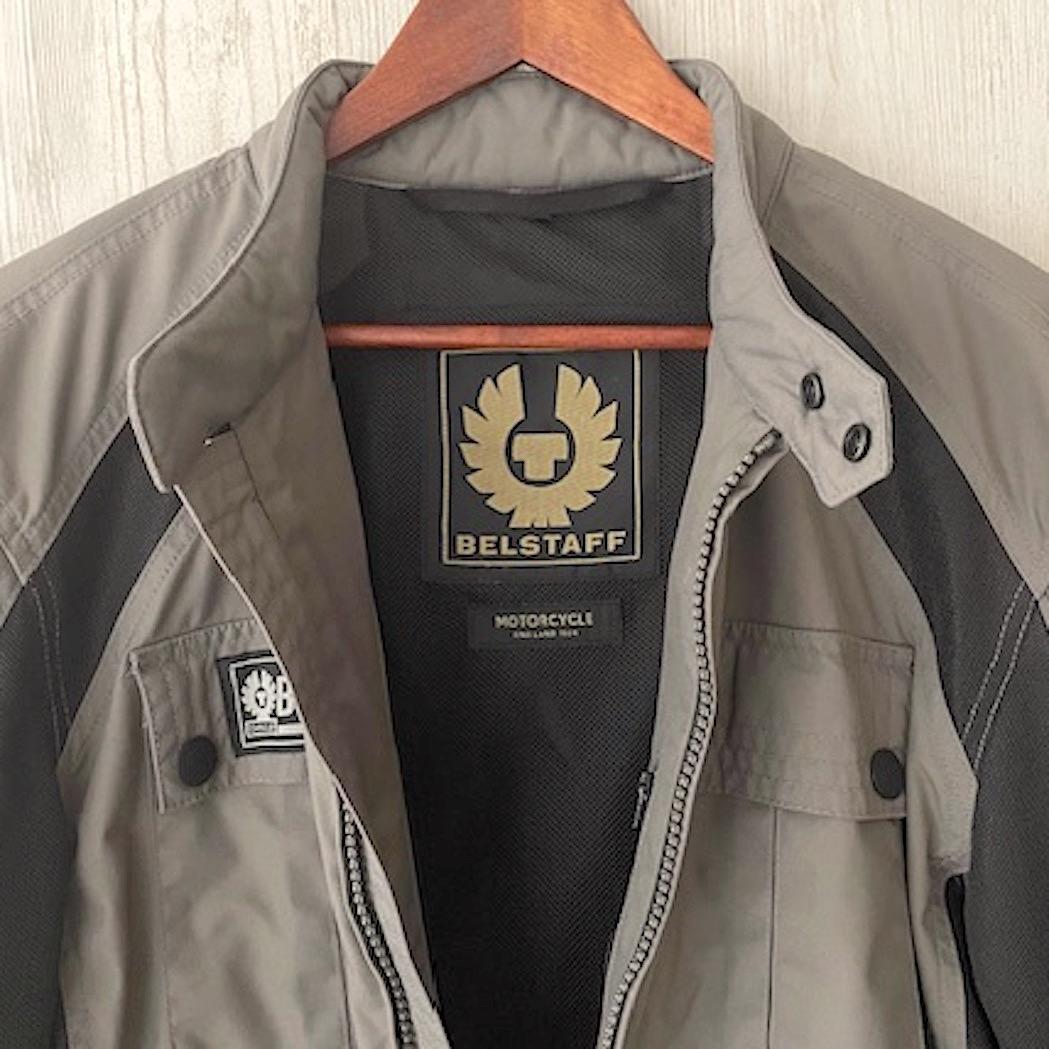 試着のみ美品　Belstaffメッシュ切替ライダーズXL　5点パッド付