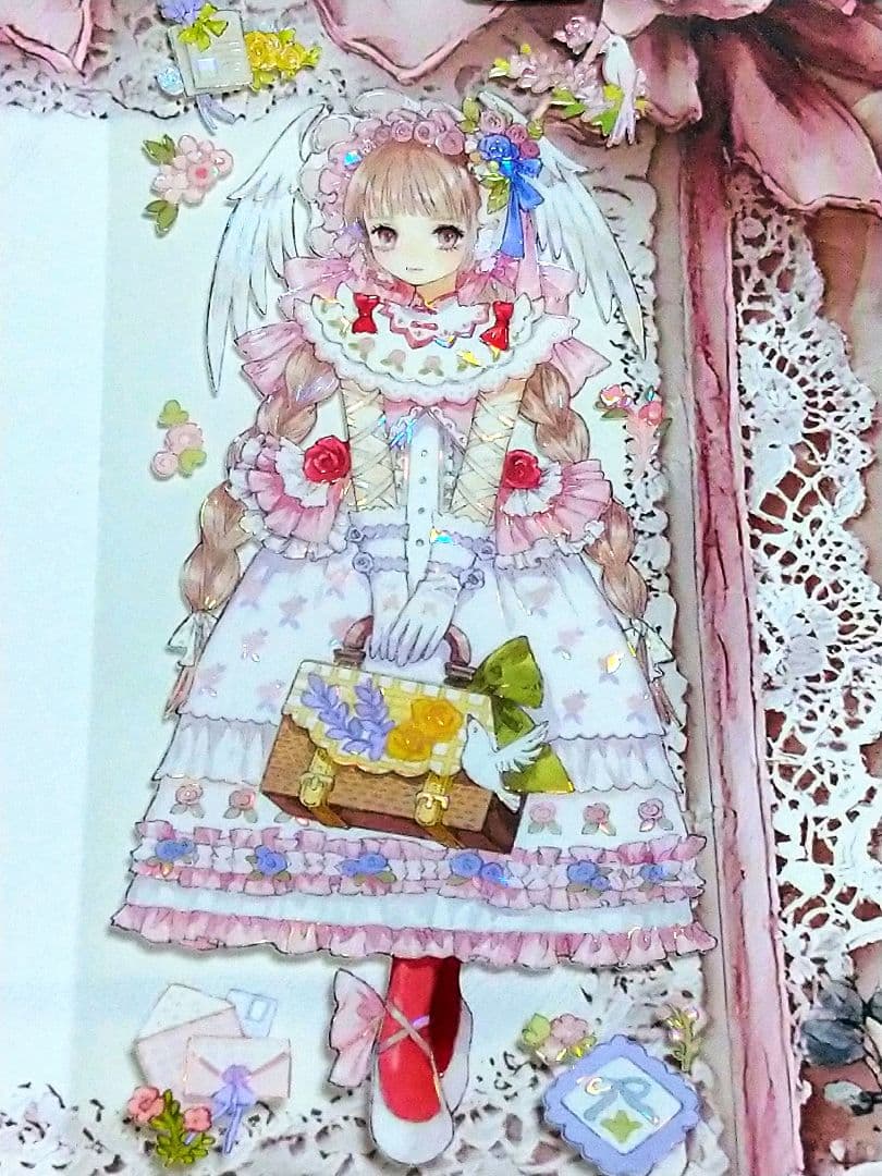 ✩完売御礼✩J1695＃天际信使(贝壳光)Shine切り売り海外人物マステ女の子