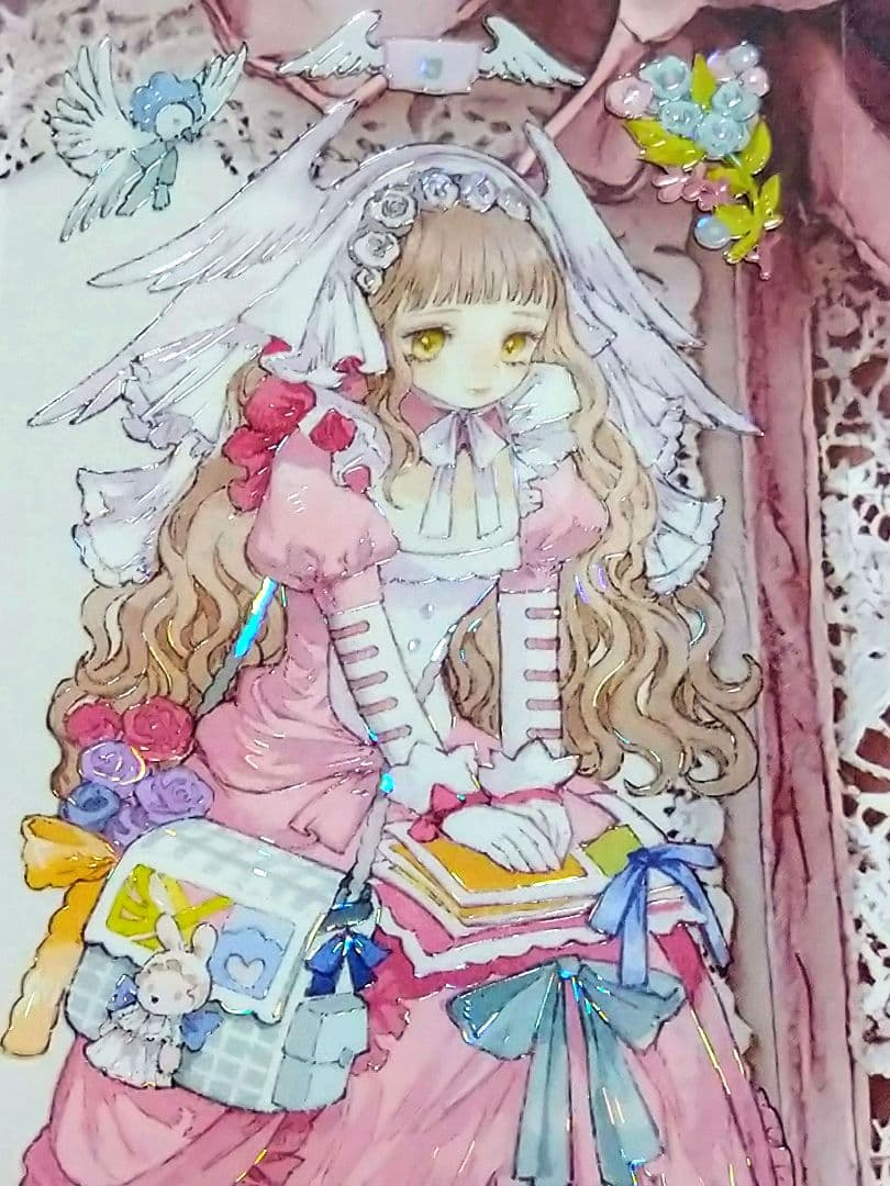 ✩完売御礼✩J1695＃天际信使(贝壳光)Shine切り売り海外人物マステ女の子