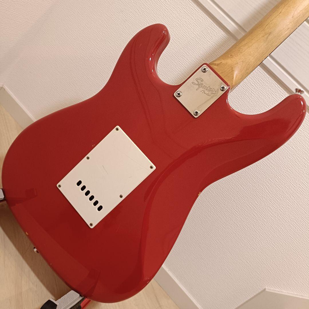 メンテ済｜Squier エレキギター ストラトキャスター ダコタレッド