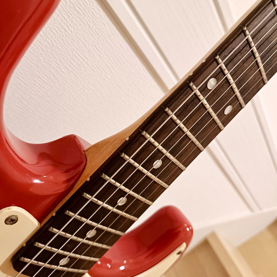 メンテ済｜Squier エレキギター ストラトキャスター ダコタレッド