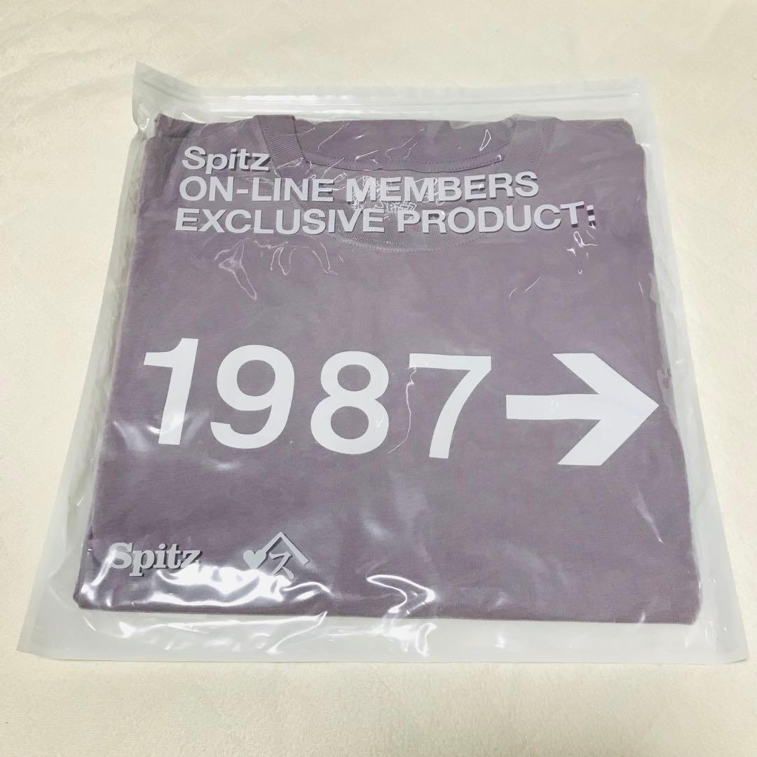 ♦︎新品・未使用品♦︎スピッツオンライン限定♦︎1987→ロングTシャツ♦︎M♦︎パープル