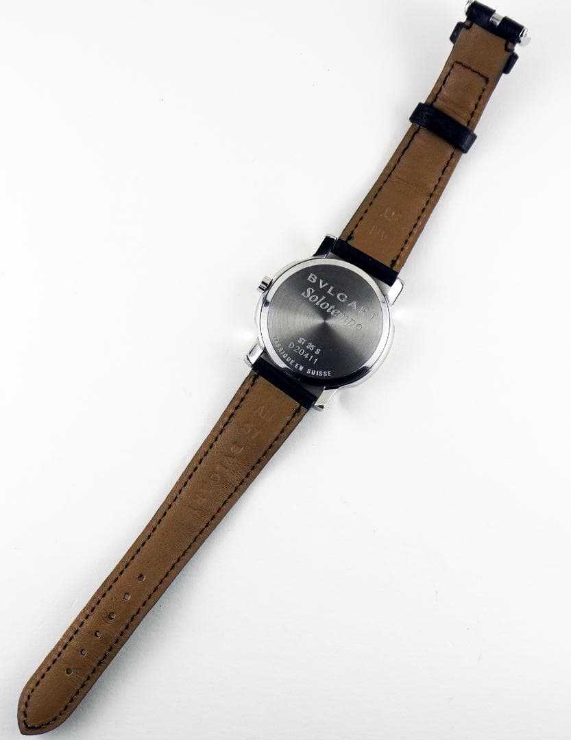 BVLGARI ソロテンポ 型番ST35S シリアルD20411 メンズ腕時計