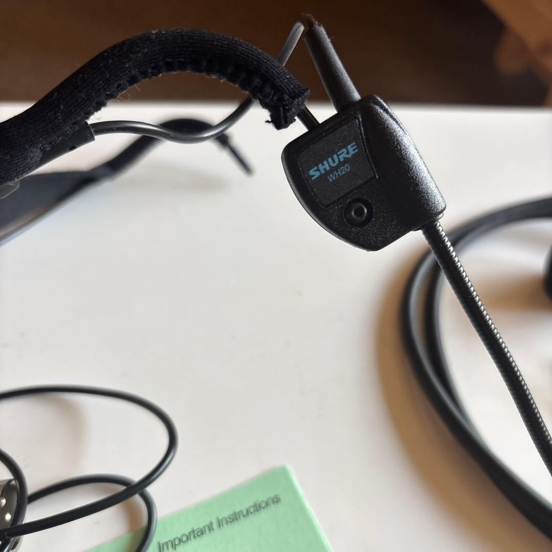 SHURE WH20 ダイナミックヘッドセットマイク　おまけあり