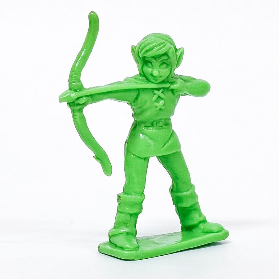 ゼルダの伝説　リンク　プラ製　フィギュア　弓矢